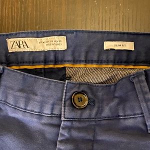 Zara blue chino